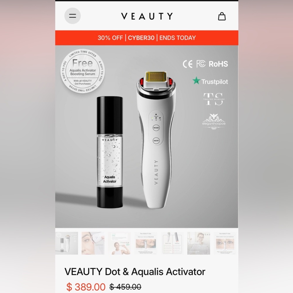 VEAUTY DOT & Aqualis Serum